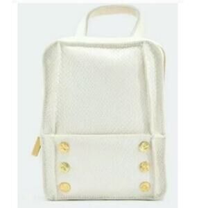 Hammitt Hunter Mini Backpack In Marshmallow White Snake Gold Hardware Handbag
